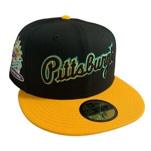 Pittsburgh Pirates New Era 59FIFTY Retro Spring Training Fitted Hat Size 7 3/8